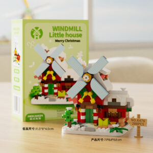 Mekansm Windmill Little House Building Blocks - Merry Christmas