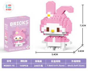 Lele Brother Make a Wise Life Mini Building Blocks - My Melody