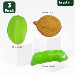 Kitchen Food Cutting Set - Pretend Play Fruit & Vegetables - Set F - 3 Pack