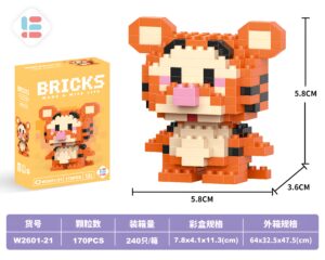 Lele Brother Make a Wise Life Mini Building Blocks - Tigger