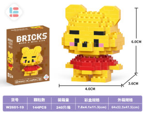 Lele Brother Make a Wise Life Mini Building Blocks - Winnie the Pooh