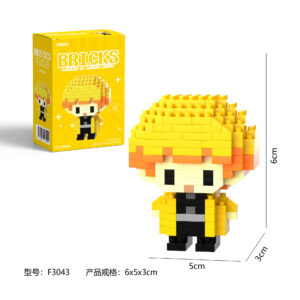 Lele Brother Make a Wise Life Mini Building Blocks - Zenitsu Agatsuma