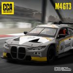 CCA BMW M4 GT3 1:64 Diecast Metal Car with Acrylic Display Case