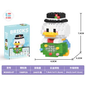 Lele Brother “Make a Wise Life” Micro Building Blocks - Donald Duck