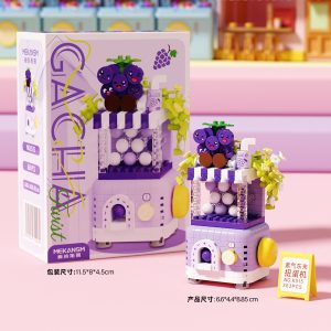 MEKANSM Mini Fruit Gacha Twist Machine Building Blocks - Grape Juice