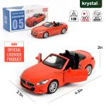 BMW Z4 GT3 & BMW Z4 M40i 1:38 Alloy Model Cars