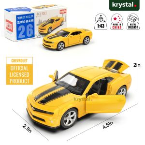 Caipo Chevrolet Camaro 1:43 Alloy Model Car 