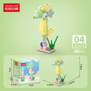 Lele Brothers 10-in-1 Underwater World Building Blocks – Sea Creature & Fish Toy Set - Seahorse