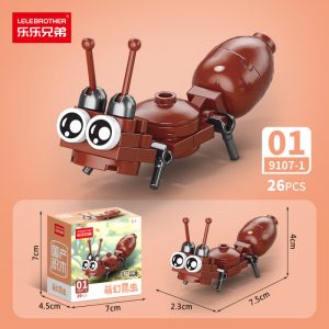 LELE BROTHER 10-in-1 Insect Mini Building Blocks Toy Set - Ant