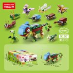 LELE BROTHER 10-in-1 Insect Mini Building Blocks Toy Set