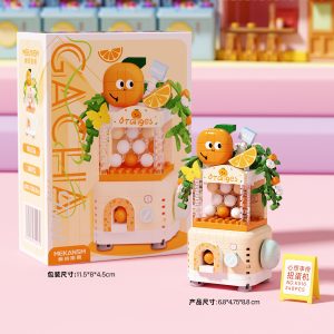MEKANSM Mini Fruit Gacha Twist Machine Building Blocks - Sweet Oranges