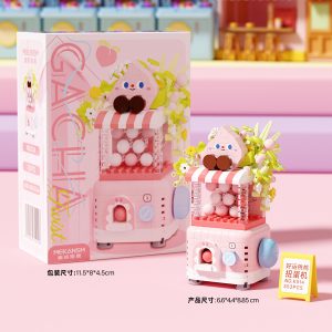 MEKANSM Mini Fruit Gacha Twist Machine Building Blocks - Sweet Peach